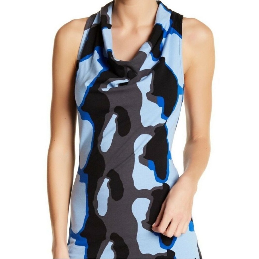 Satva Organic Cotton Women’s Small Sleeveless Top Camouflage Yoga Lounge
